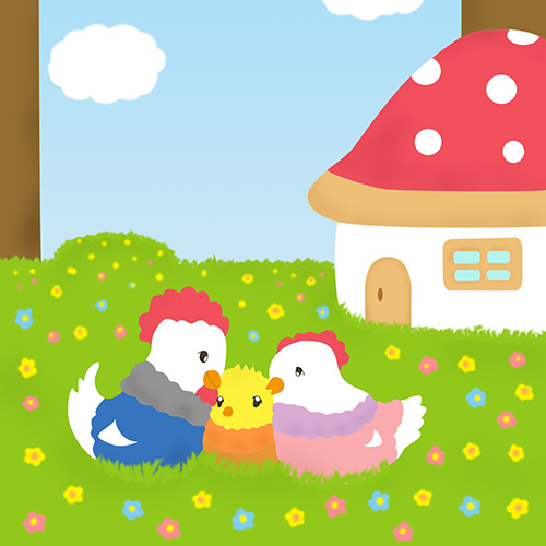 ニワトリの家族